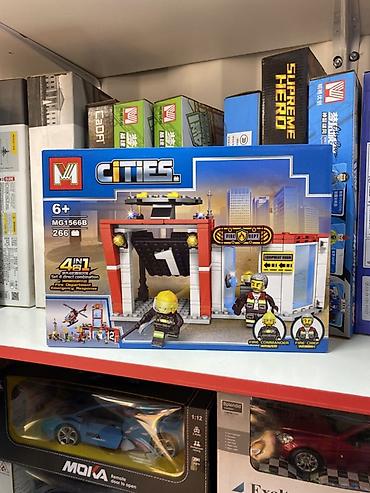 Балдар дүйнөсү: Конструктор M Cities «Пожарная станция» MG1566B, 4 в 1. Набор — 1