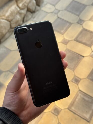 iphone 7 plis: IPhone 7 Plus, Б/у, 32 ГБ, Черный, Защитное стекло, Чехол, Кабель, 100 %