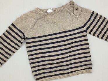 bluzy sweterki dla niemowląt: Sweter, H&M, 9-12 miesięcy, stan - Dobry