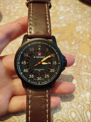 купить смарт часы в рассрочку: Классикалык сааттар саат, NaviForce, Аллой, Кытай, Суу өткөрбөөчү, Эркектердики, Колдонулган