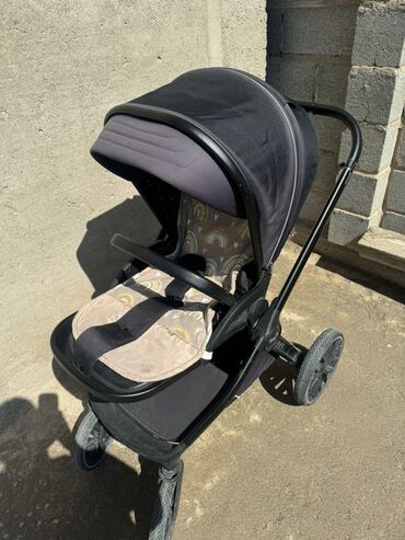 Коляски: Коляска, цвет - Черный, Б/у — 5