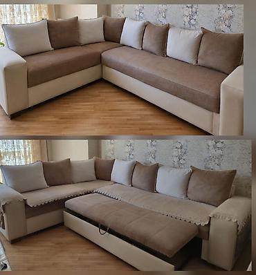 qoşa divan: Uqlavoy divan – rahat L-forma - Çevrilən mexanizm: asanlıqla açılıb — 1