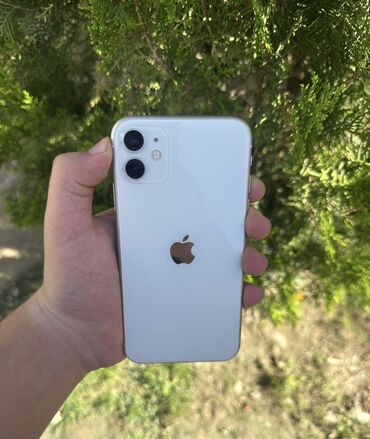 Apple iPhone: IPhone 11, 64 GB, Ağ, Barmaq izi, Face ID, Sənədlərlə