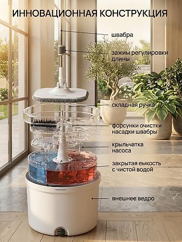 Чарбалык товарлар: Умная Швабра с разделением чистой и грязной воды +🎁 Подарок! 🔥 — 3