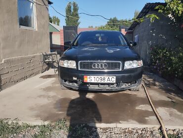 диски q7: Audi A4 седан, черный цвет, кузов B6. - Кузов: 4 двери, лакокрасочное