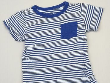 koszula w paski niebieska: Koszulka, 2-3 lat, 92-98 cm, stan - Bardzo dobry