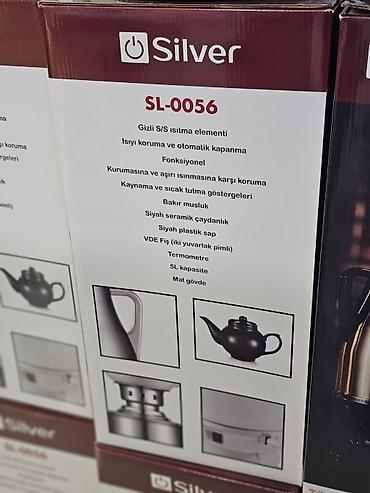 Samovarlar: Elektrikli samovar silver model: sl-0056 elektri̇k semaver 5l — 15