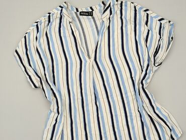 bluzki w biało czarne paski: Blouse, Janina, L (EU 40), condition - Good