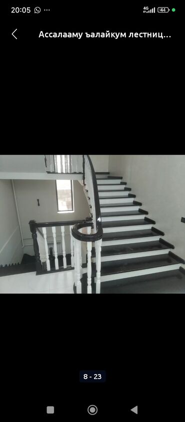 Деревянные лестницы: Деревянная лестница Для дома, Бесплатный замер, Форма лестницы: Много-маршевая, Стиль: Классический — 22