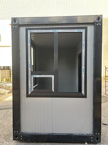 Кабинкасы бар биодааратканалар: 🏠 МОДУЛЬНЫЙ ДОМИК 2×3 м | УТЕПЛЕНИЕ 100 мм ✅ Размер: 2×3 м (6 м²) ✅ — 9