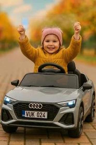 traktor igracka za decu: Dečiji električni automobil – licencirani Audi stil, siva boja - — 3