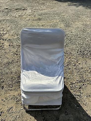 stul örtüyü: Qatlana bilən metal karkaslı stul - Konstruksiya: Xromlayınmış metal — 3