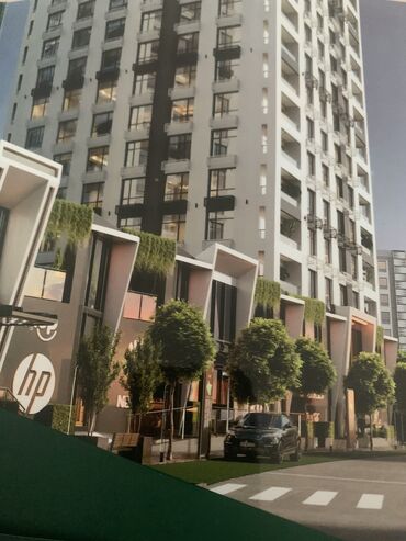 продажа квартир в бишкеке в рассрочку: 2 комнаты, 76 м², Элитка, 9 этаж, ПСО (под самоотделку)