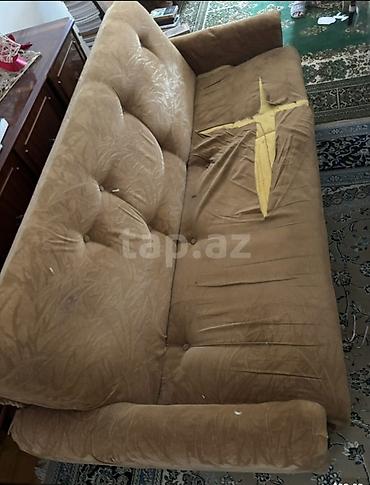 tek divanlar: Mebel dəsti: 1 ədəd üçnəfərlik divan + 2 ədəd kreslo - Rəng: açıq — 2