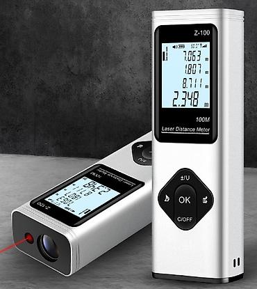 лазерный метир: Лазерный дальномер Z-100 (Laser Distance Meter), до 100 м - — 2