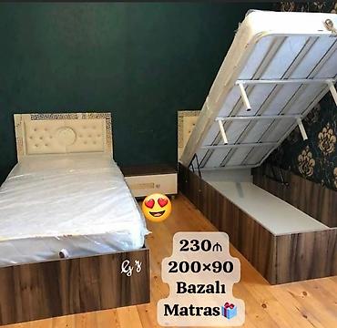 matras taxt: Yeni, Təknəfərlik çarpayı, Bazalı, Matras ilə — 1
