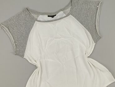 białe t shirty damskie pod marynarkę: T-shirt damski, Topshop, M