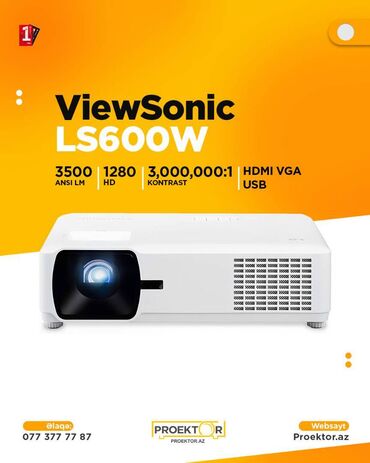 Proyektorlar: Yeni Qısa fokuslu Proyektor ViewSonic — 1