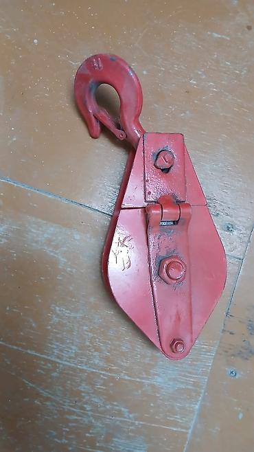 makara: Yük qaldırma üçün təkərli blok (qarmaqlı makara) - Metal — 1