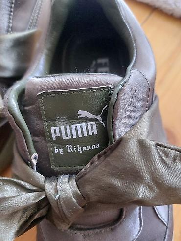 Krossovka və ketlər: Puma, Ölçü: 38, rəng - Yaşıl, İşlənmiş — 3