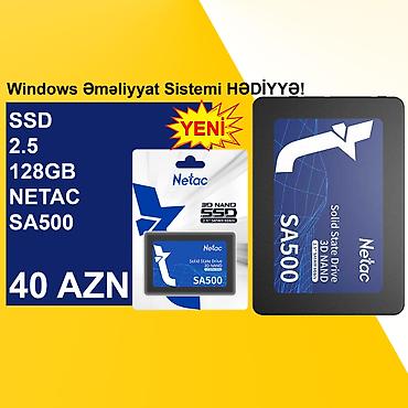 SSD diskləri: SSD-lər” ⭐2.5 SSD 128GB Netac (Yeni) - 40 AZN ⭐2.5 SSD 128GB Netac — 5
