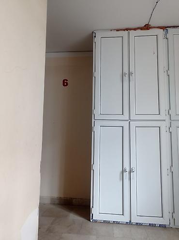 balkon şkafı: PVC şkaf sistemi - Material: ağ rəngli PVC profillər, möhkəm plastik — 2