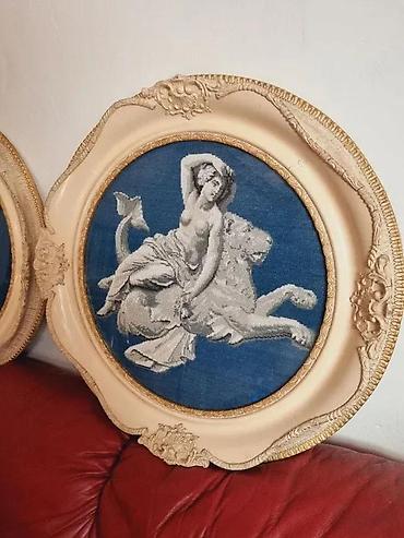 beograd ukrasi za novu godinu: VELIKI VILEROVI GOBLENI DAN I NOĆ 65CM | Veliki stari Vilerovi — 4