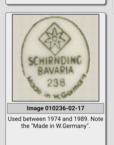 Ostali antikviteti: Tanjiri desertni 1974-1989g.Schirinding Bavaria. Desertni tanjiri,bez — 13