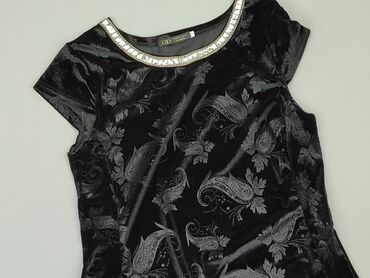 czarna sukienki midi z rozcięciem: Dress, S (EU 36), condition - Very good