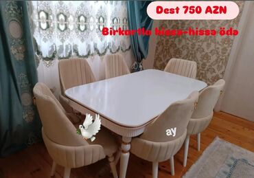masa dəsdi: Masa stul desdi yeni