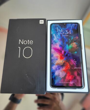 Samsung: Xiaomi Mi Note, 128 GB, rəng - Qara, 
 Barmaq izi, Face ID