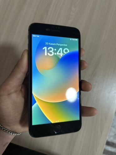 Apple iPhone: IPhone 8 Plus, 64 GB, Space Gray, Barmaq izi — 2