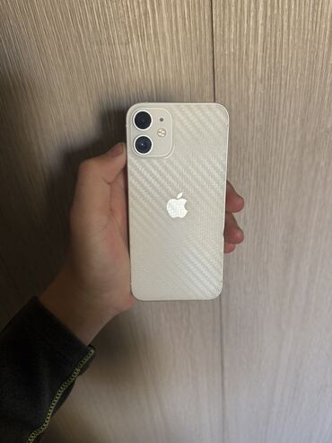 самсунг ватч: IPhone 12 mini, Колдонулган, 128 ГБ, Ак, Кулакчындар, Заряддоочу түзүлүш, Каптама, 78 %