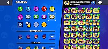 ikona: Brawl Stars hesabı – zəngin kosmetika və kolleksiya Xüsusiyyətlər: - — 5
