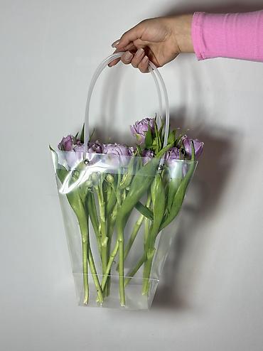 Букеты из живых цветов: Букет тюльпанов “Микс” - Состав: тюльпаны премиум-класса в яркой — 12