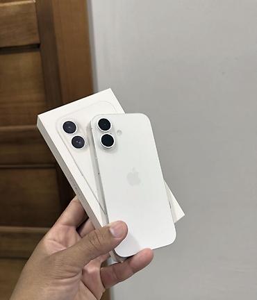 iphone 16: IPhone 16, 256 GB, Ağ, Hissə-hissə ödəniş — 1