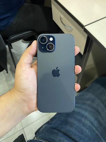 iphone 11: IPhone 15, 128 GB, Black Titanium, Zəmanət, Simsiz şarj, Face ID — 1