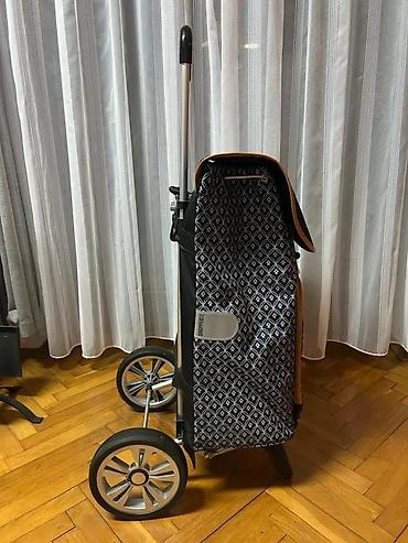 Putni koferi i torbe: Kolica/torba za kupovinu na točkiće - Stabilan metalni ram sa velikim — 3