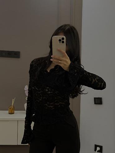 Жеке буюмдар: Блузка, Кече, Трикотаж, Solid print, Тунук модель — 3