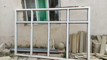 plastik padaqolnik: İki qat şüşə paketi Plastik pəncərə, eni - 260 sm, uzunluğu - 170 sm
