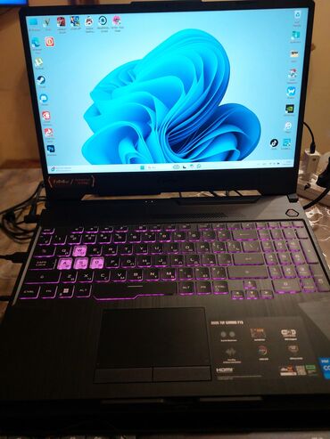 Printerlər: ASUS TUF Gaming F15 noutbuku - Ekran: 15.6", 144 Hz, Adaptive Sync -