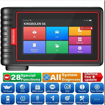 Alati za automobile: Novo - Kingbolen S6 OBD2 28 Reset IMMO/BMS/TPMS/ABS Bleeding Novo - — 2