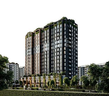 2 комнаты, 66 м², Таш-Рабат ТРЦ 15 этаж, ПСО (под самоотделку)