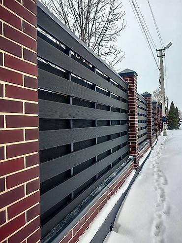 Фасадные 3D панели: ДПК заборы из террасных досек ДПК и фасадных панелей. Современные и — 12