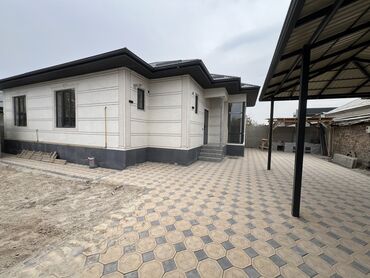 продаю дом под бизнес кызыл аскер бишкеке: Үй, 110 кв. м, 4 бөлмө, Риелтор, Евро оңдоо