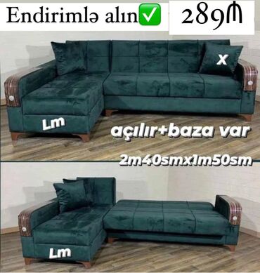 Masalar: Künc divan, Yeni, Açılan, Bazalı, Parça, Ödənişli çatdırılma