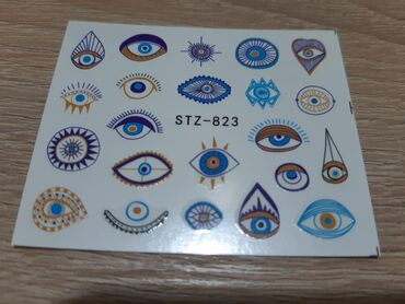 Nega noktiju: Vodene slicice za nokte 
Cena je za komad 20din — 12