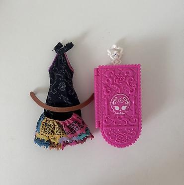 monster hing: Monster High Skelita Calaveras Scaris Outfit Dress SkirtLuggage,Belt — 1