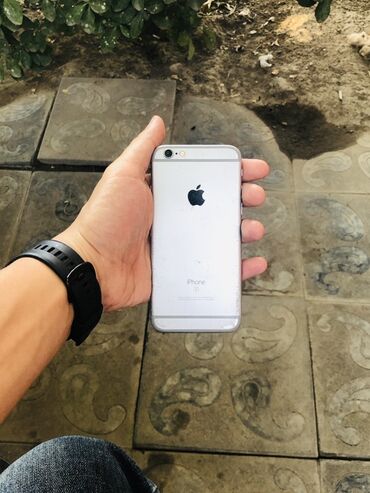 IPhone 6s, 64 ГБ, Серебристый, Отпечаток пальца
