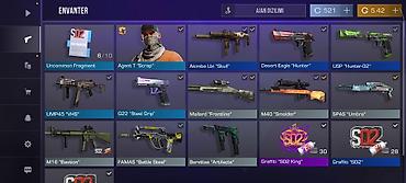 luaz satilir: Standoff 2 oyun hesabı satılır – balansda 5.42 Gold və 521 kredit — 2